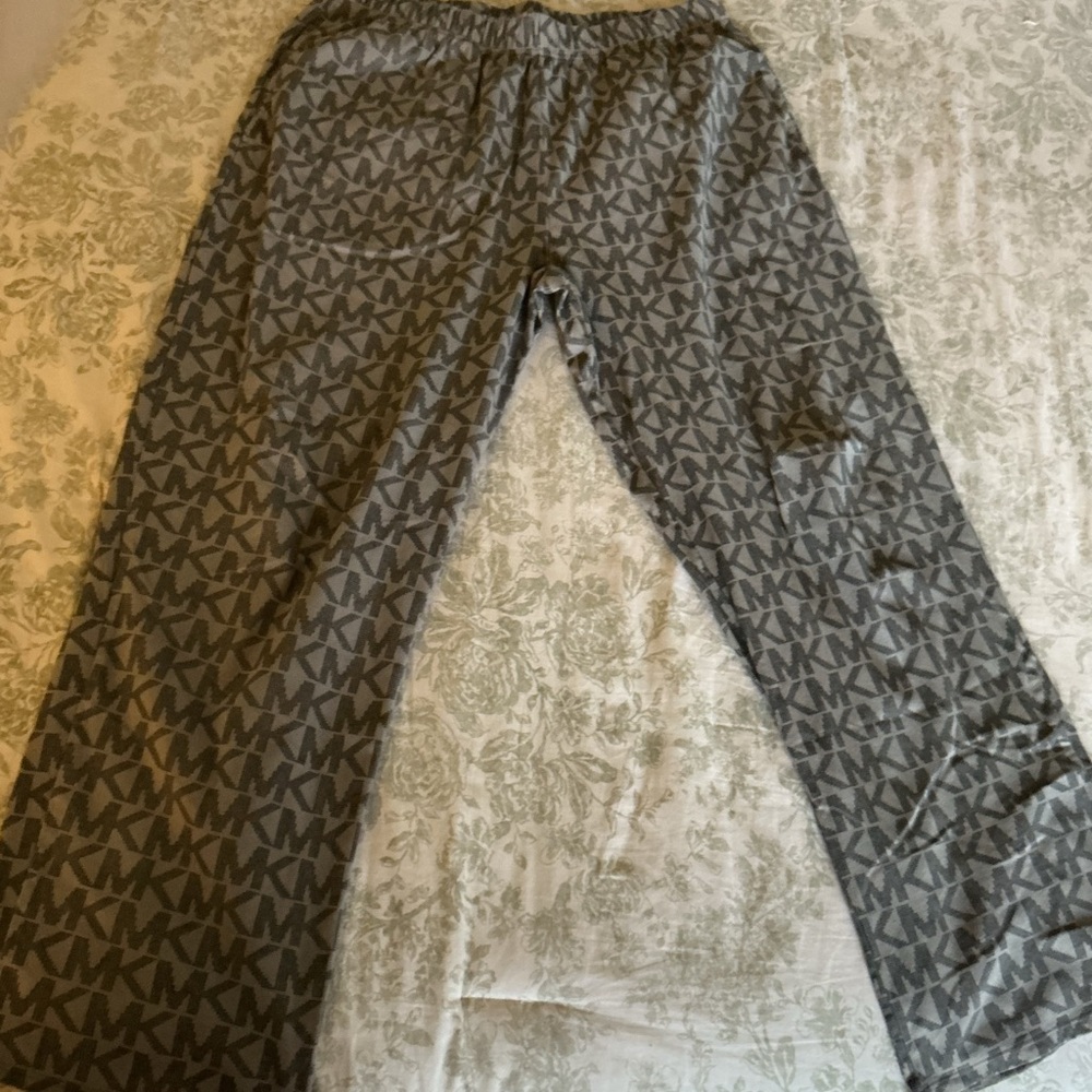 Michael Kors Black and Gray Lounge Pants